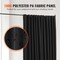 Polyester Fabric Carbon Steel Room Divider with Wheels & Privacy Curtain
